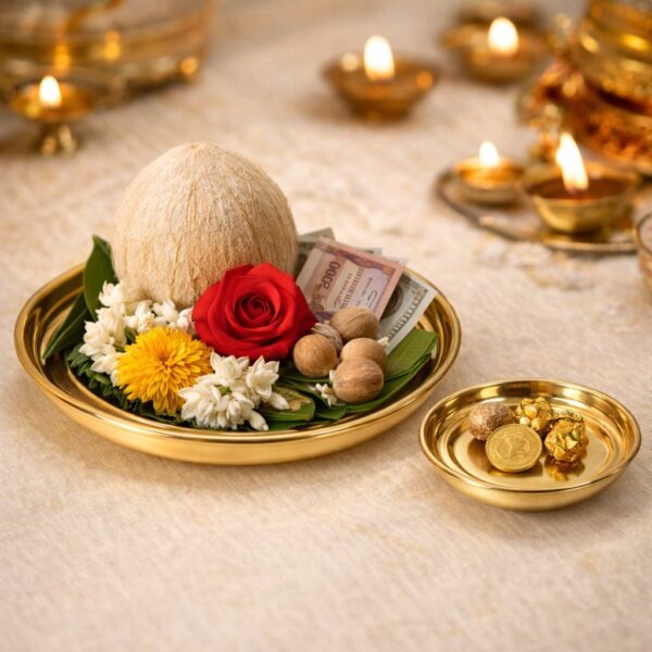 Brass Plate Set (Thambola)