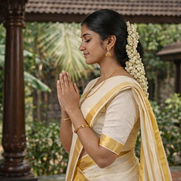Kasavu Saree