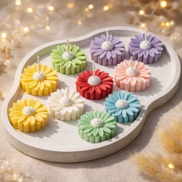 Daisy Candle (Pack of 2)