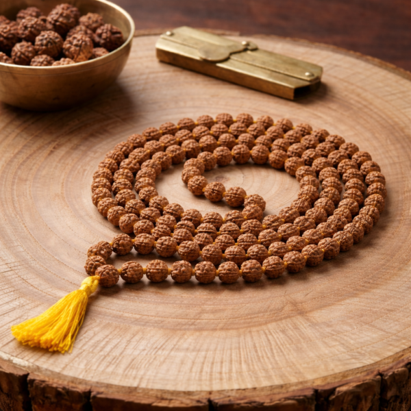 5 Mukhi 108 Beads - Rudraksha Mala